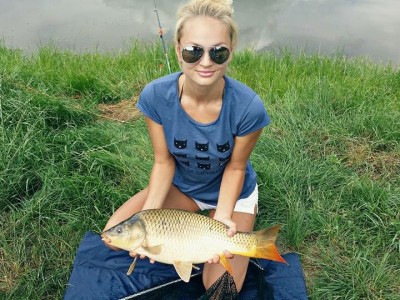 Miss Tereza Fajksová na rybách