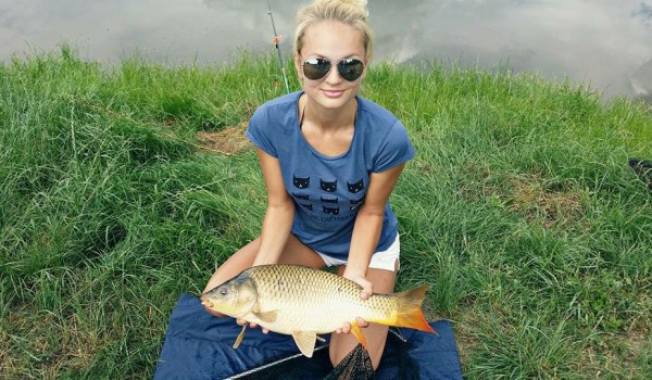 Miss Tereza Fajksová na rybách